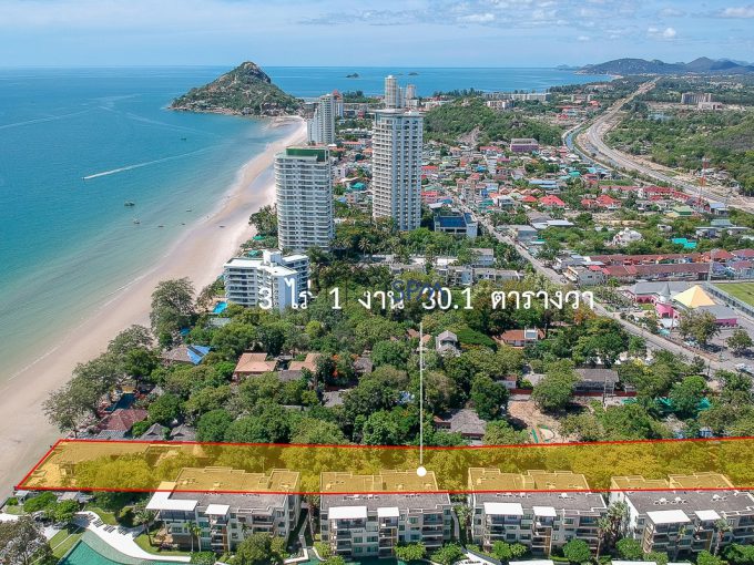 Beach Land for Sale Hua Hin-Khaotakiab Price 100 Million Baht per Rai (1600 sq.m.)