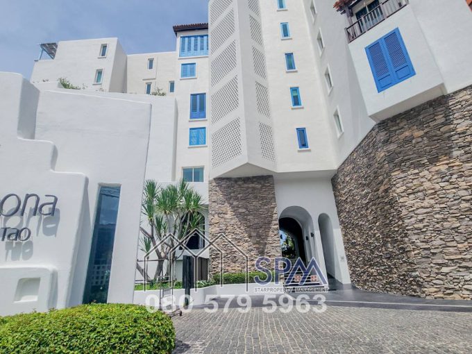 2 bedrooms unit, Beach front, 76.25 sqm. at Chelona Hua Hin Condominium for Sale, Price 6 Million Baht