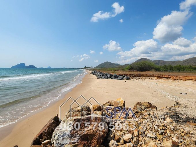 Beach Land for Sale, at Prachuab, 871.6 sqm, price 12 Million Baht